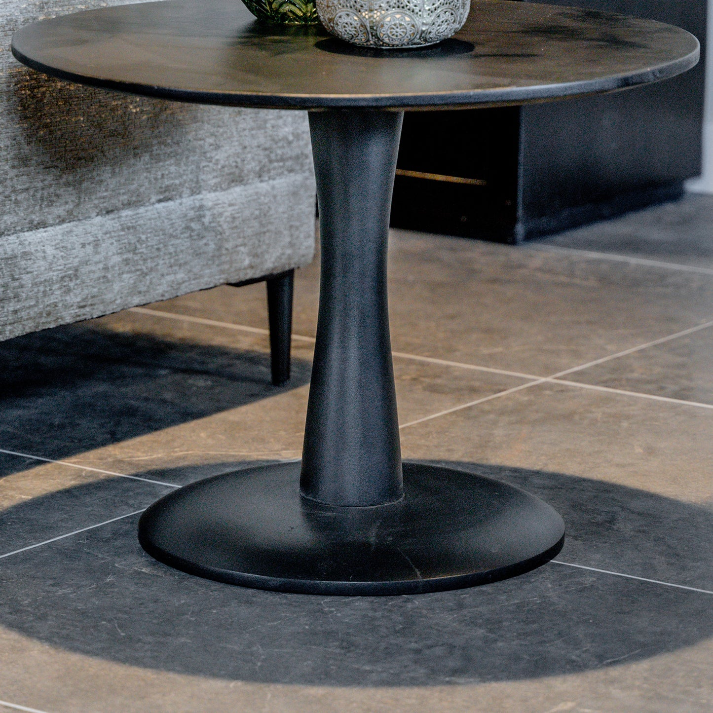 Bijzettafel Flare | Zwart Mangohout