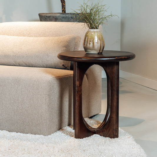 Bijzettafel Zodiac | Dark Walnoot Mango