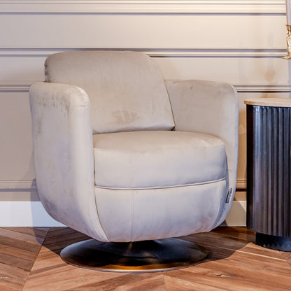 Draaifauteuil Turner | Khaki Velvet