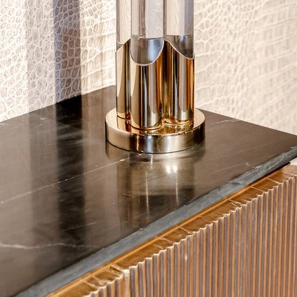 Dressoir Ironville | Zwart en Goud Marmer