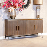 Dressoir Ironville | Zwart en Goud Marmer