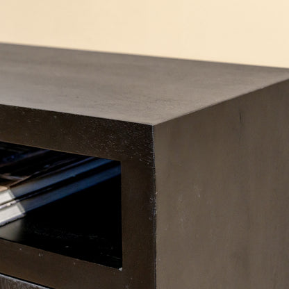 Dressoir Jaxx | Zwart Mangohout