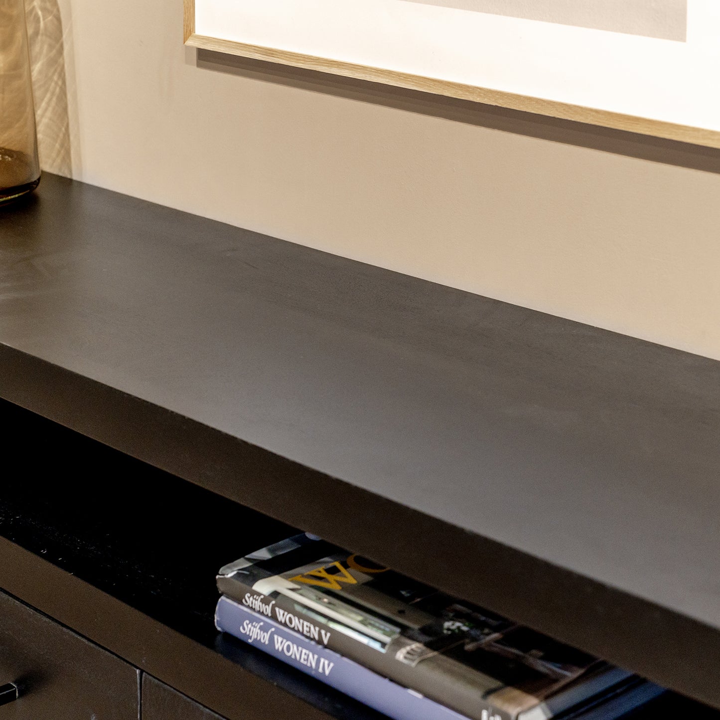 Dressoir Jaxx | Zwart Mangohout