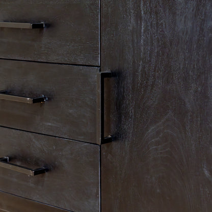 Dressoir Jaxx | Zwart Mangohout