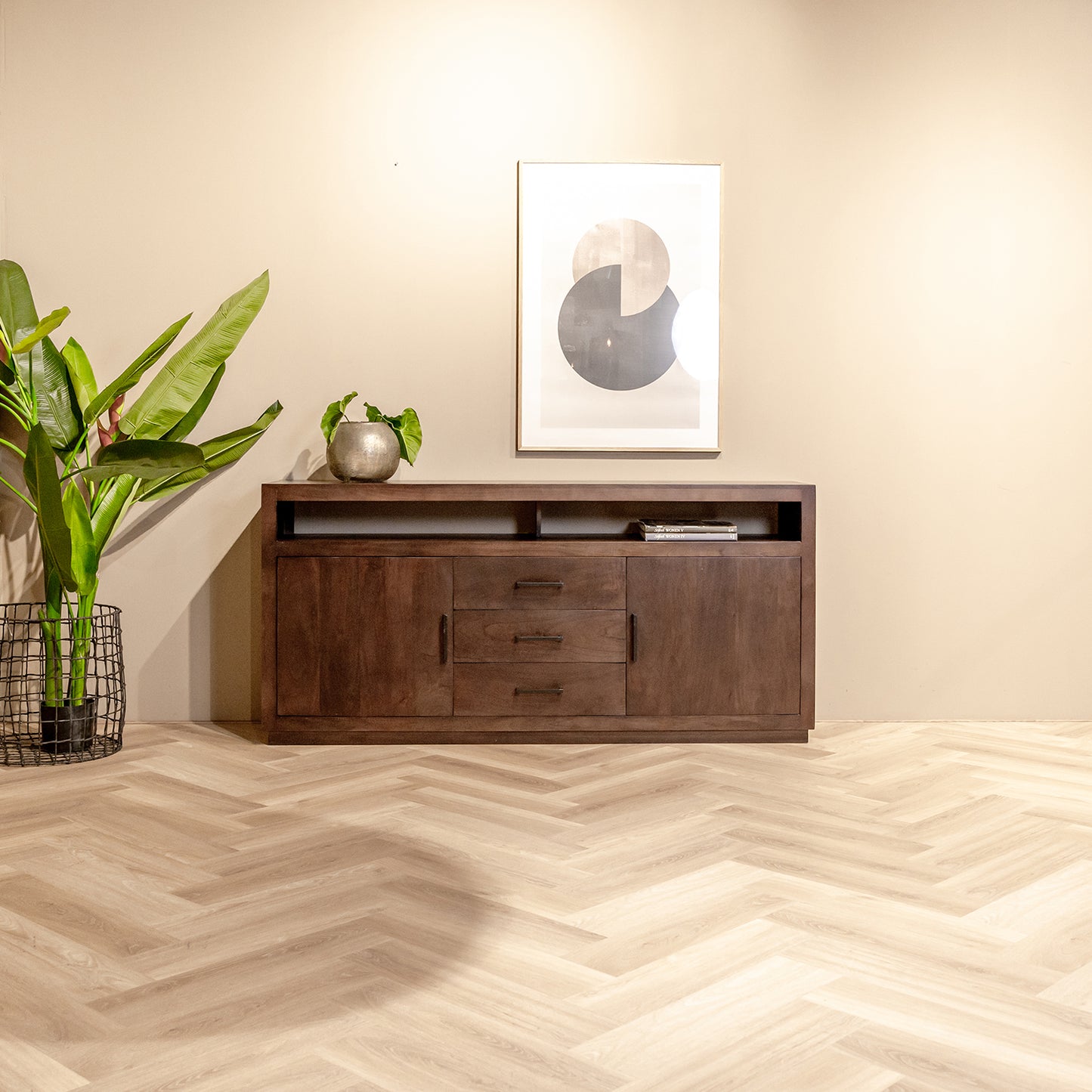 Dressoir Jaxx | Bruin Mangohout