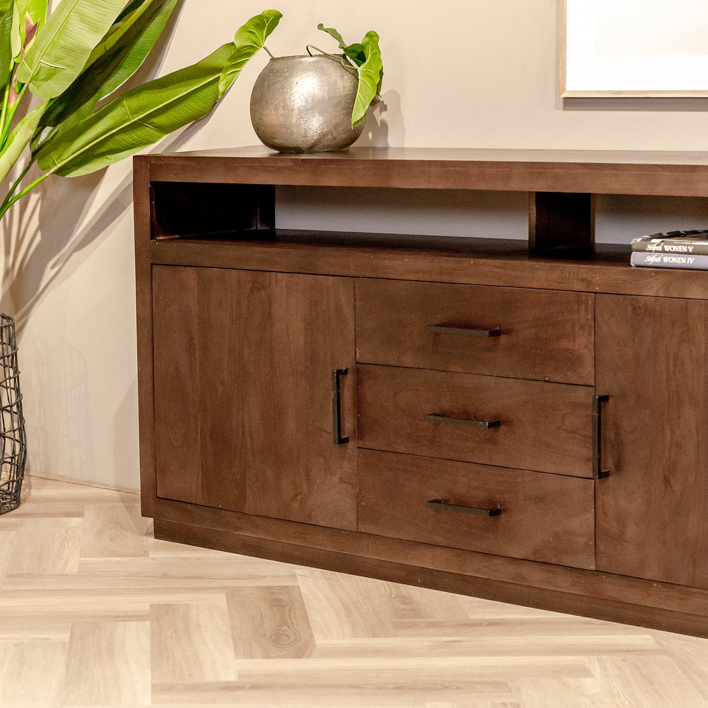 Dressoir Jaxx | Bruin Mangohout