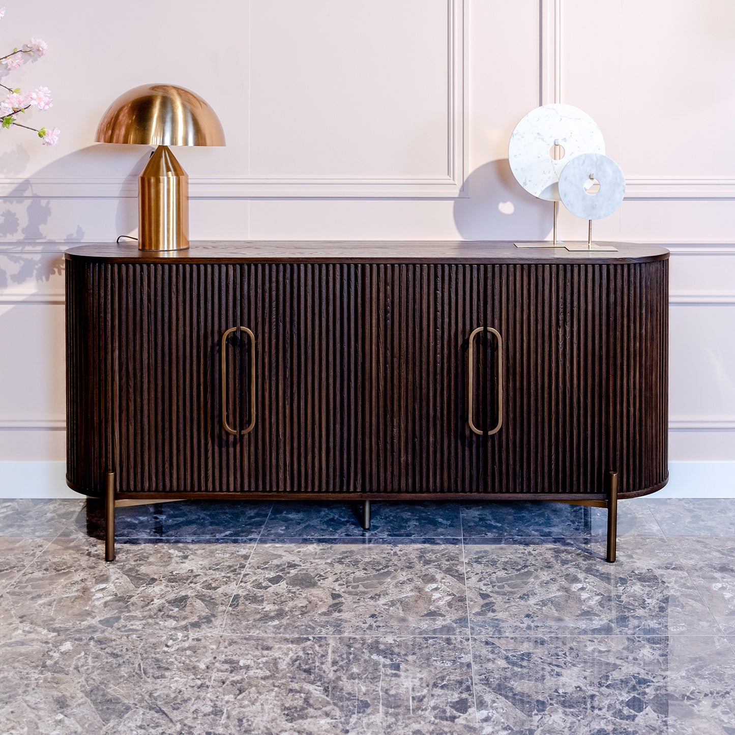 Dressoir Luxor | Bruin Eikenhout