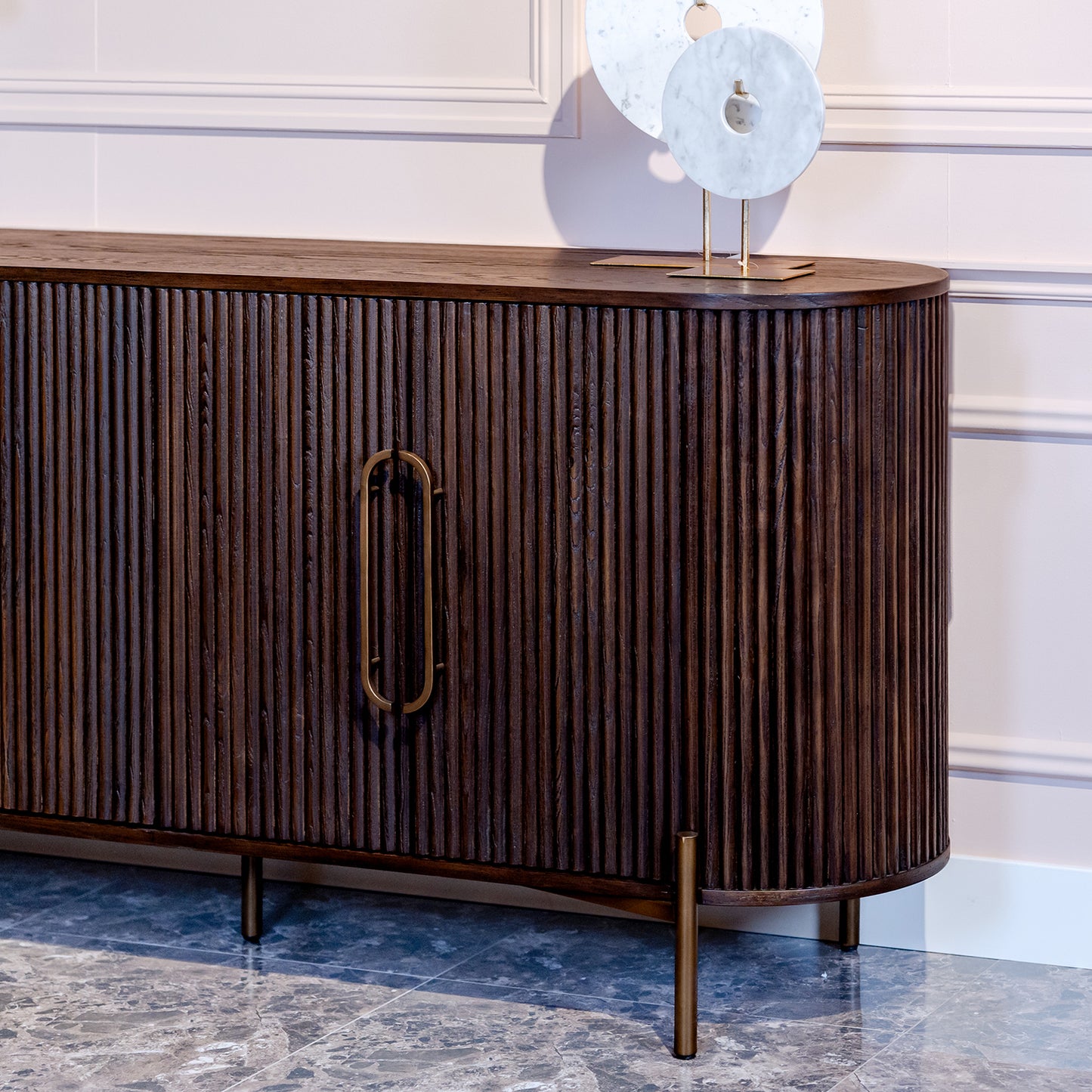 Dressoir Luxor | Bruin Eikenhout