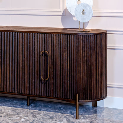 Dressoir Luxor | Bruin Eikenhout