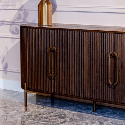 Dressoir Luxor | Bruin Eikenhout