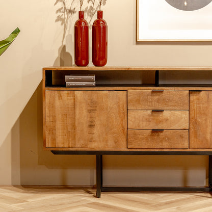 Dressoir Valdez | 150 cm | Naturel Mangohout