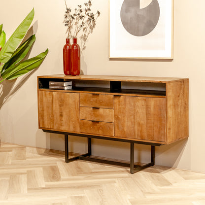 Dressoir Valdez | 150 cm | Naturel Mangohout