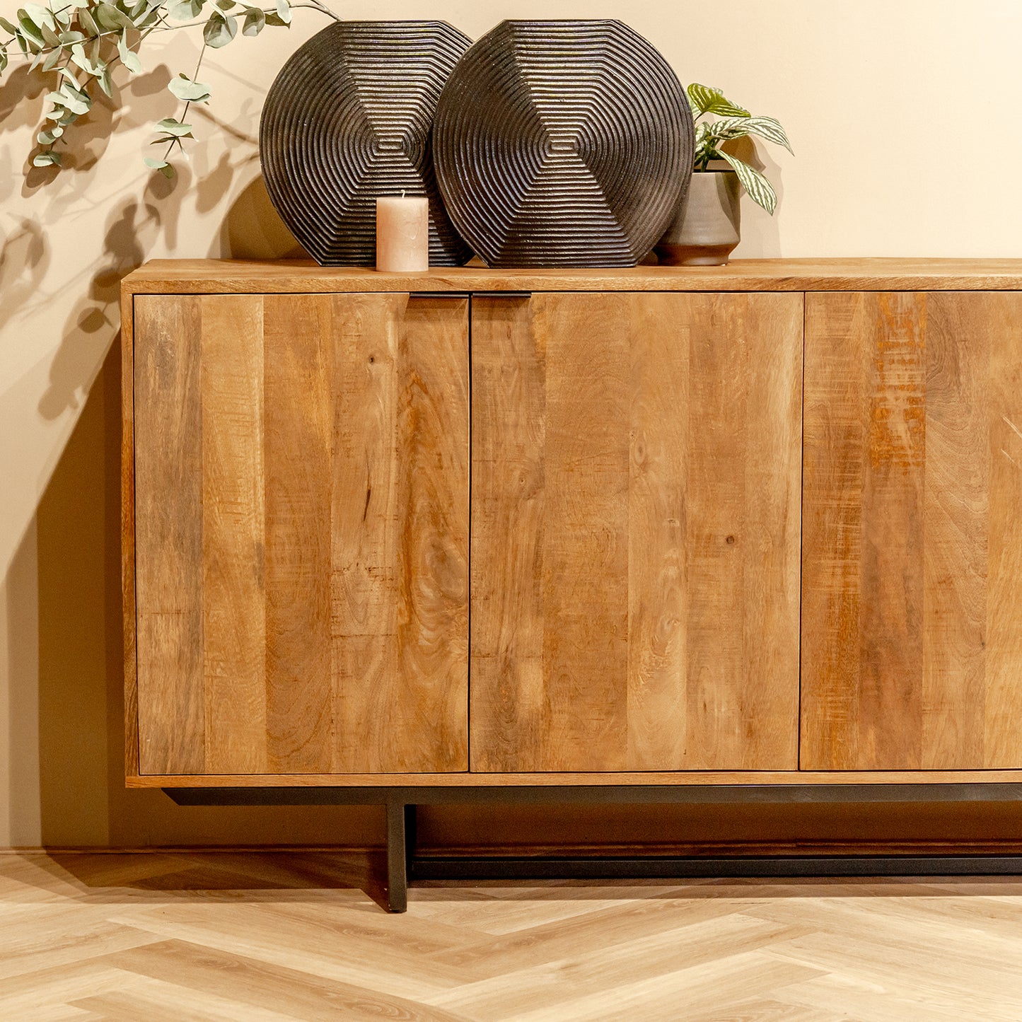 Dressoir Valdez | 180 cm | Naturel Mangohout