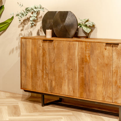 Dressoir Valdez | 180 cm | Naturel Mangohout