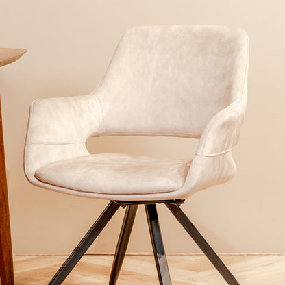 Eetkamerstoel Capp | Velvet Beige