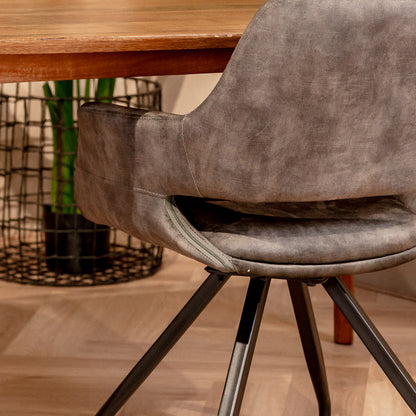 Eetkamerstoel Capp | Velvet Olive Groen