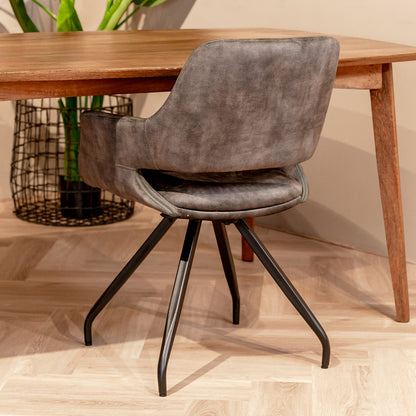 Eetkamerstoel Capp | Velvet Olive Groen