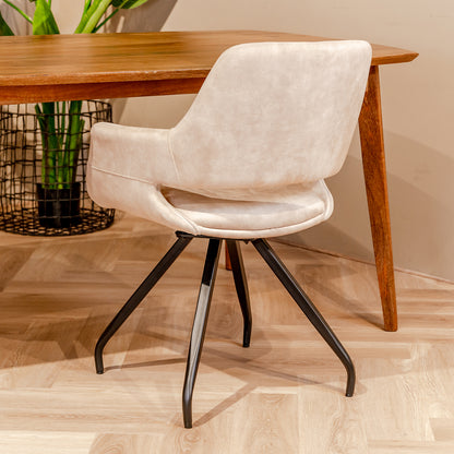 Eetkamerstoel Capp | Velvet Beige
