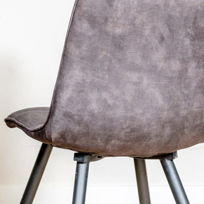 Eetkamerstoel Jelt | Antraciet Velours