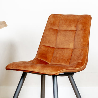 Eetkamerstoel Jelt | Oker Velours