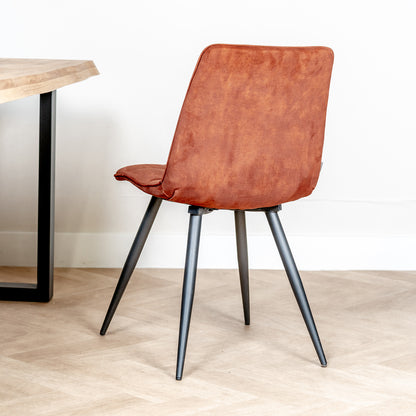 Eetkamerstoel Jelt | Rust Velours