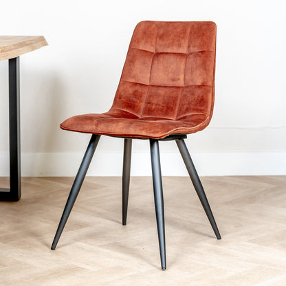 Eetkamerstoel Jelt | Rust Velours