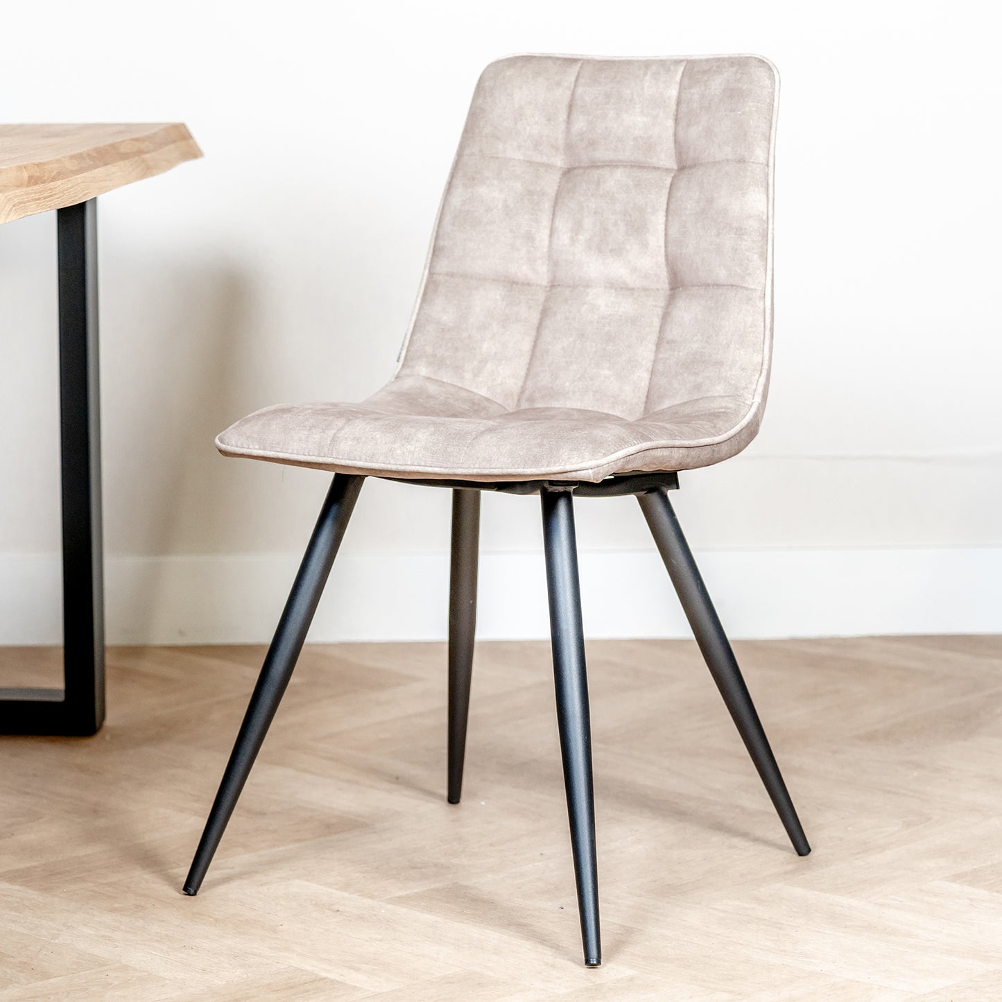 Eetkamerstoel Jelt | Zand Velours