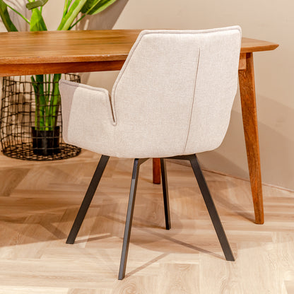 Eetkamerstoel Louise | Beige
