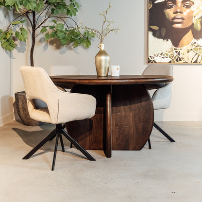 Eettafel Belly | Mango Walnoot