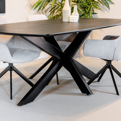Eettafel Akagi | Deens Ovaal | Acacia Black