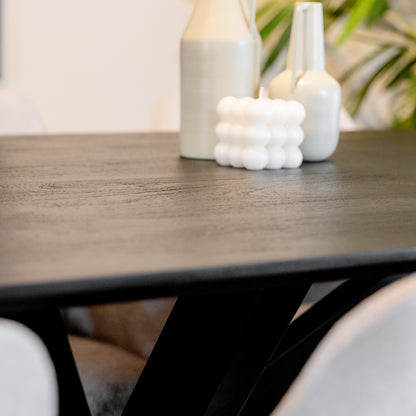 Eettafel Akagi | Deens Ovaal | Acacia Black