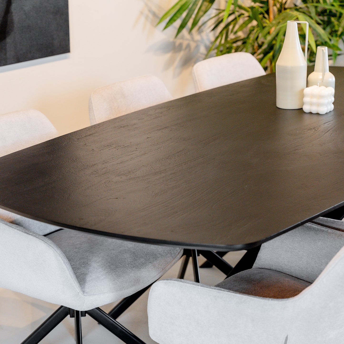 Eettafel Akagi | Deens Ovaal | Acacia Black