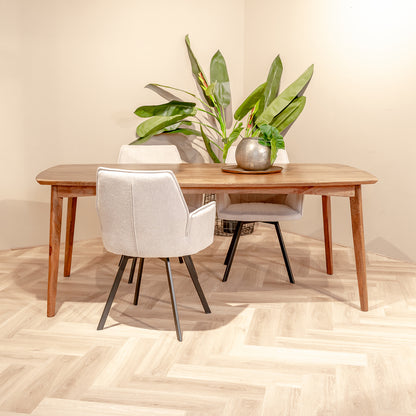 Eettafel Elias | Rechthoek | Naturel Mangohout