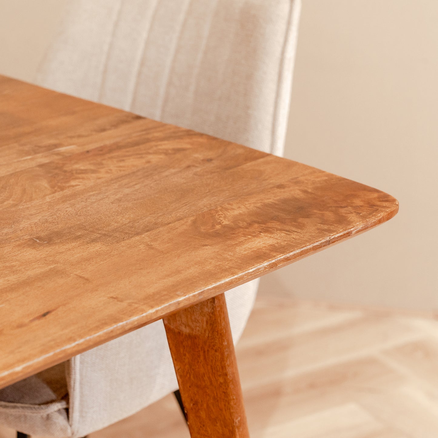 Eettafel Elias Vierkant | Naturel Mangohout