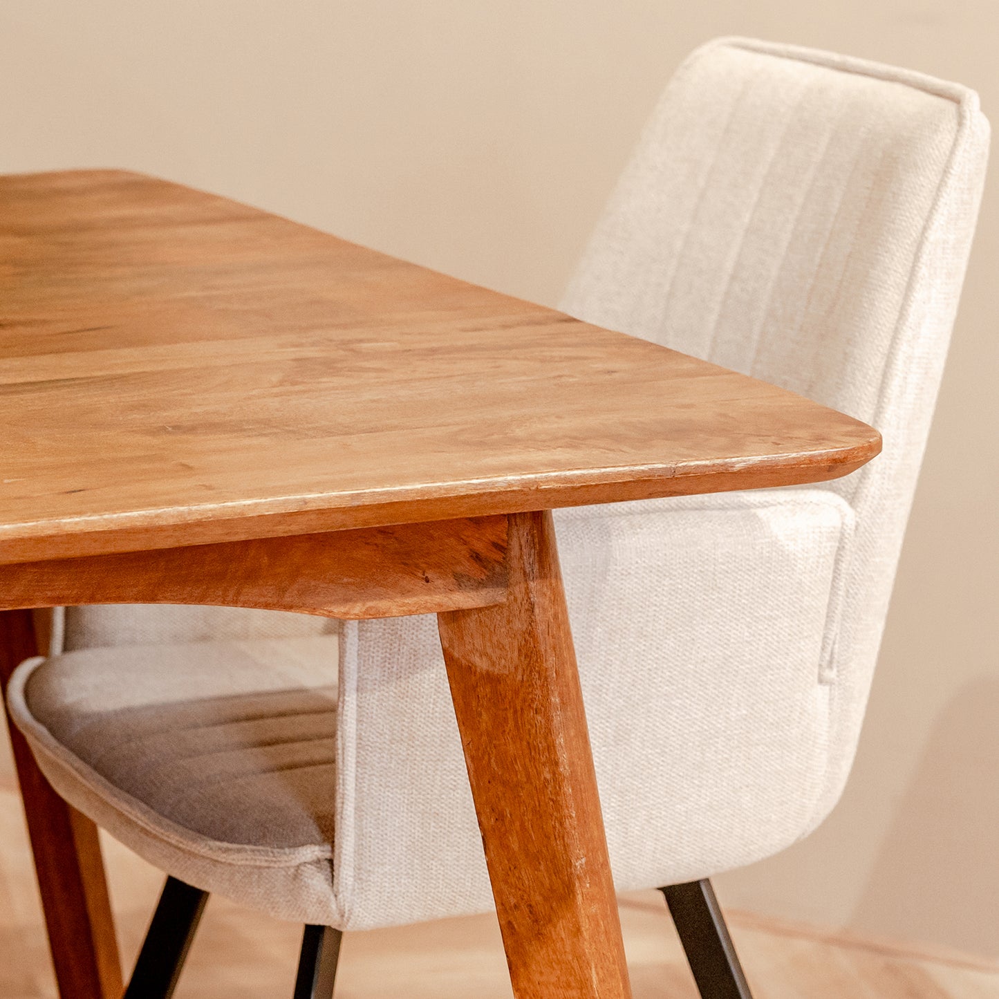 Eettafel Elias Vierkant | Naturel Mangohout