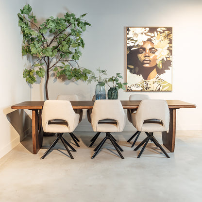 Eettafel Handai | Bruin Mangohout