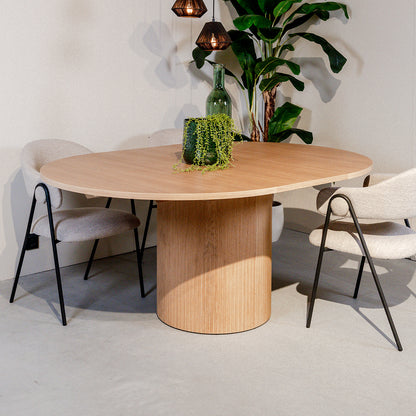 Eettafel Oliva | Uitschuifbaar | Naturel Eikenhout