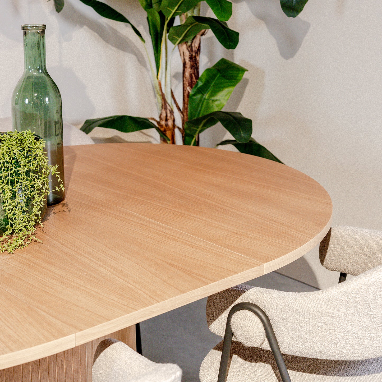 Eettafel Oliva | Uitschuifbaar | Naturel Eikenhout