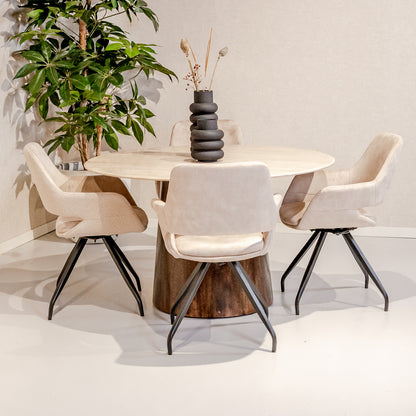 Eettafel Valentino | Travertin