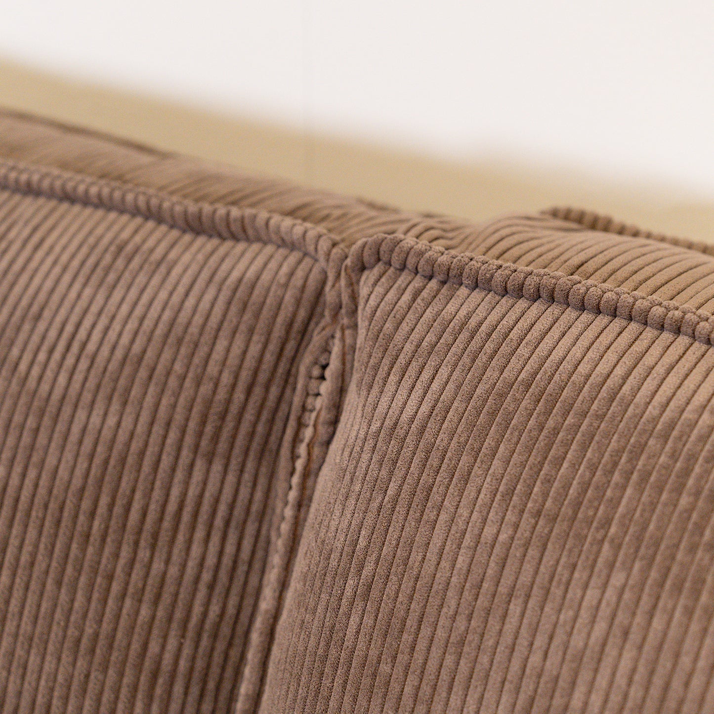 Hoekbank Derby | Bruin Ribcord | Longchair L+R