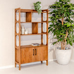 Boekenkast Brix Damian | Mangohout | Naturel hout