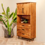 Opbergkast Elias | Naturel Mangohout