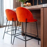 Barkruk Alyssa | Rood Stof