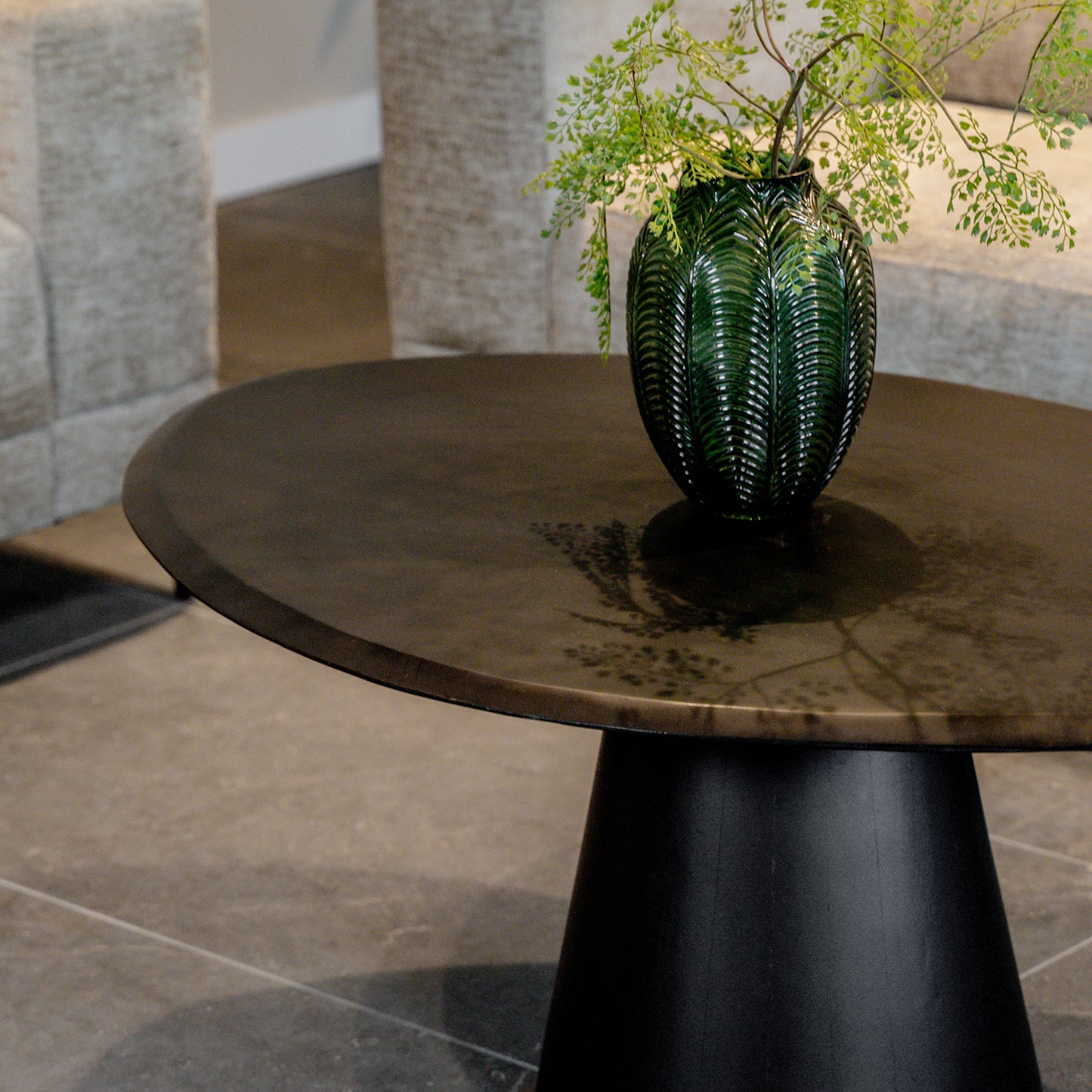 Salontafel Flare | Zwart Mangohout