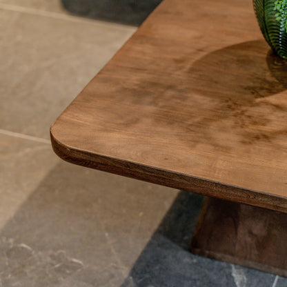 Salontafel Stockholm | 80 cm | Bruin Mangohout