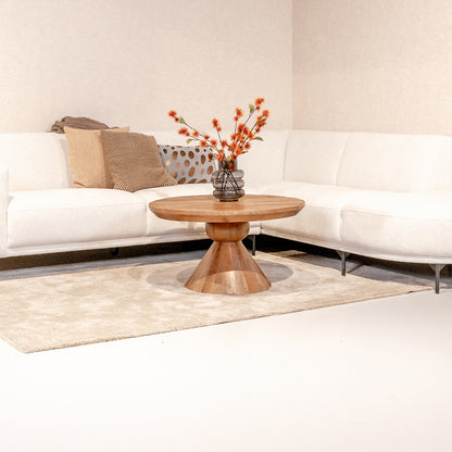Salontafel Brix Baltho | Rond | Naturel Mangohout