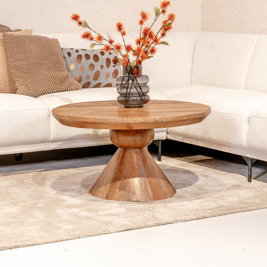 Salontafel Brix Baltho | Rond | Naturel Mangohout