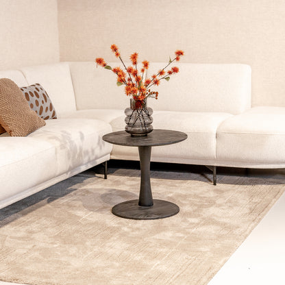 Salontafel Brix Vivian | Rond | Zwart Mangohout