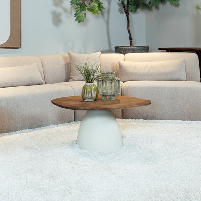 Salontafel Cornetto | Malaga Brown | Organisch | 65cm