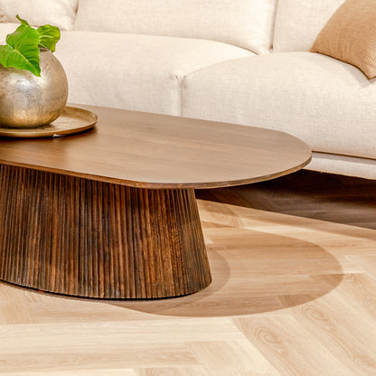 Salontafel Salvator | Mangohout Walnoot